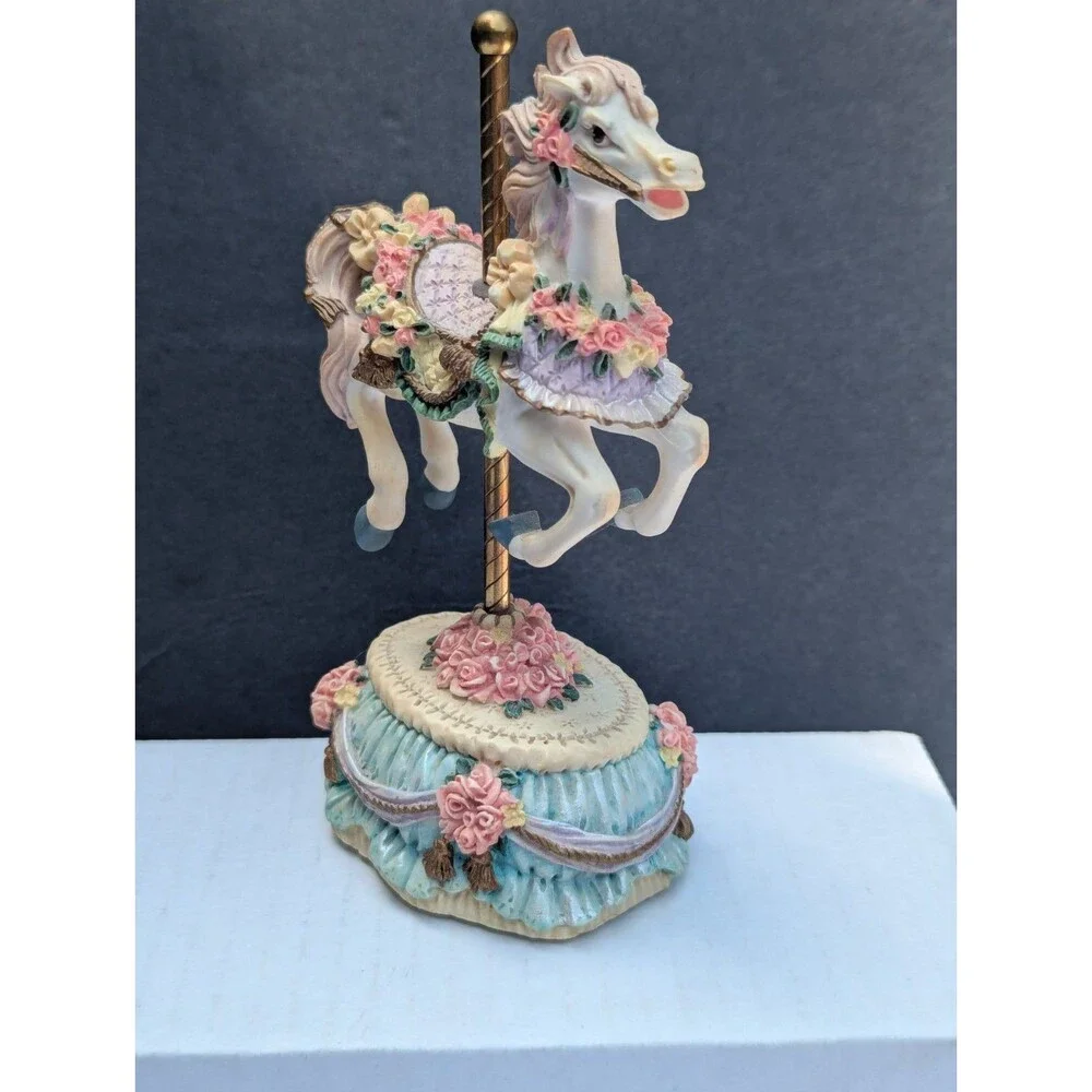 Heritage House Melodies County Fair Collection Carousel Horse 